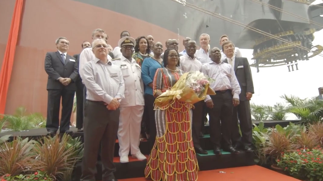 TEN Project FPSO Naming Ceremony